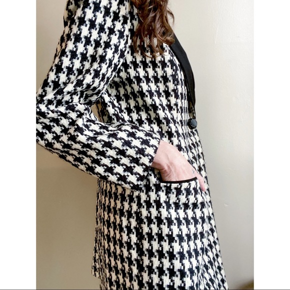 Vintage houndstooth jacket - Picture 7 of 10